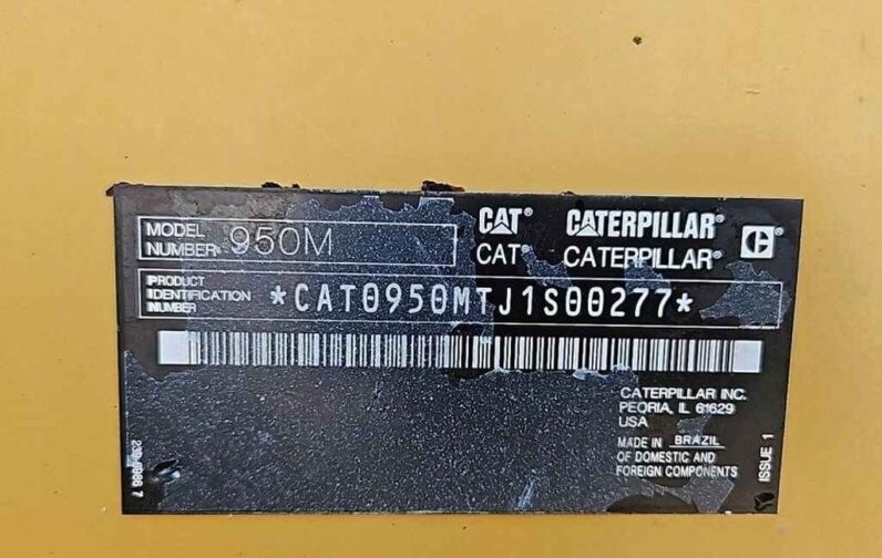 
								2017 Caterpillar 950M full									