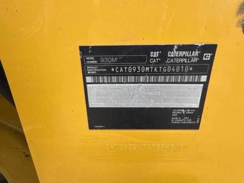 
								2018 Caterpillar 930M full									