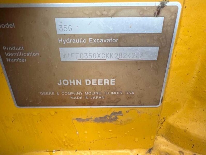 
								2020 John Deere 35G full									