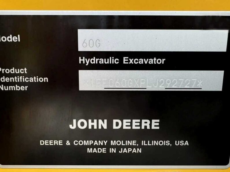 
								2021 John Deere 60G full									