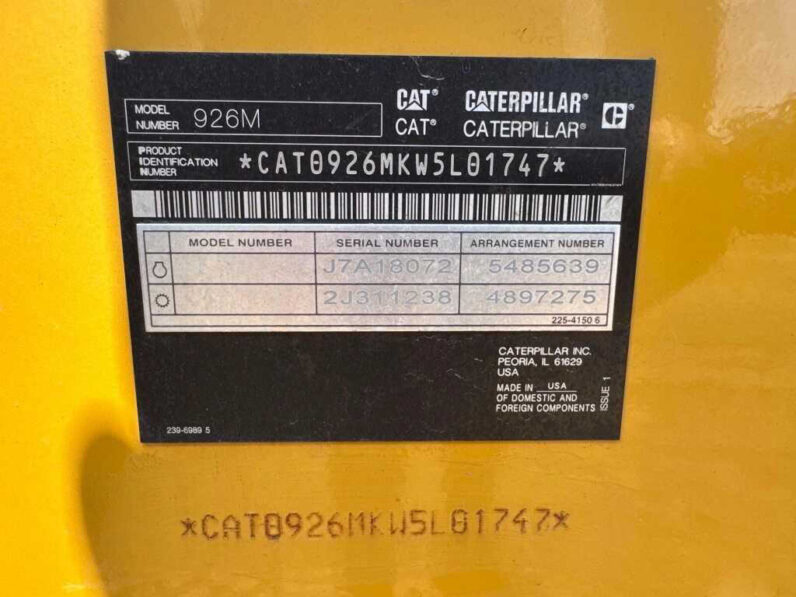 
								2022 Caterpillar 926M full									