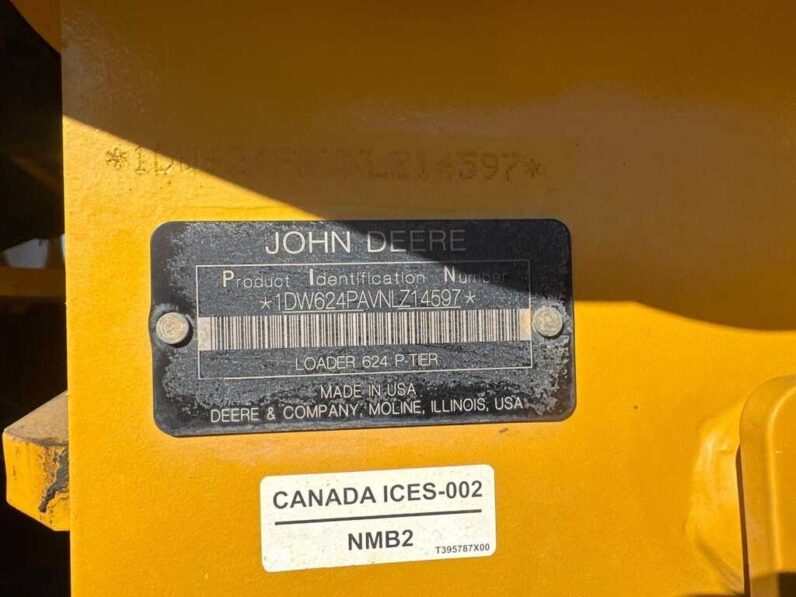 
								2022 John Deere 624 P-Tier full									