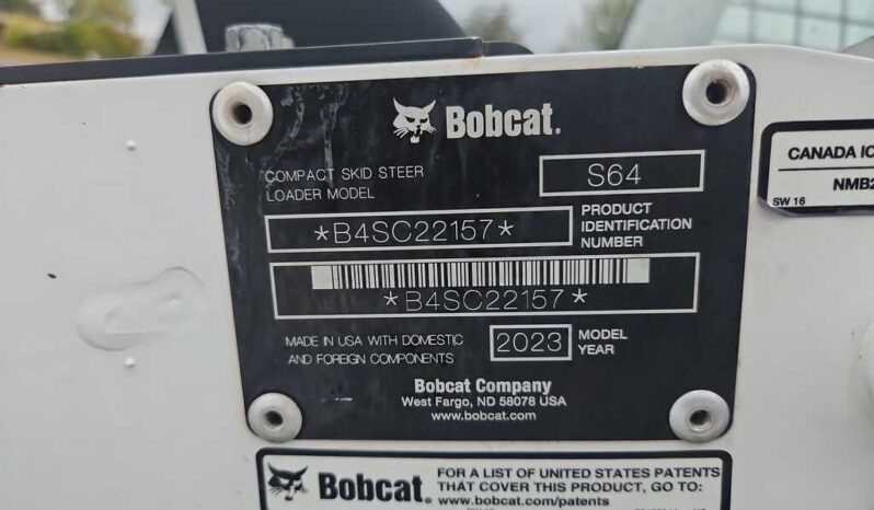 
								2023 Bobcat S64 full									